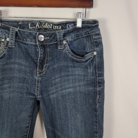 L.A Idol Size 11 Skinny Jeans - Picture 3 of 6